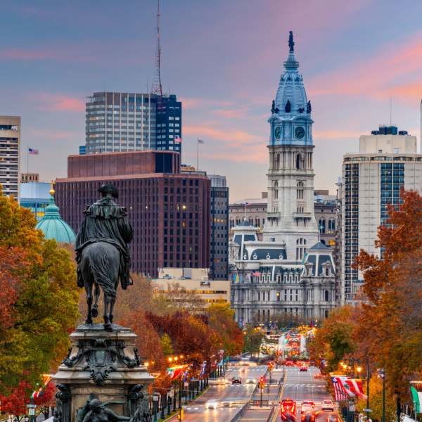 Photo of the Philadelphia skyline